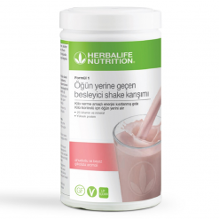 Herbalife ahududu ve beyaz çikolatılı shake